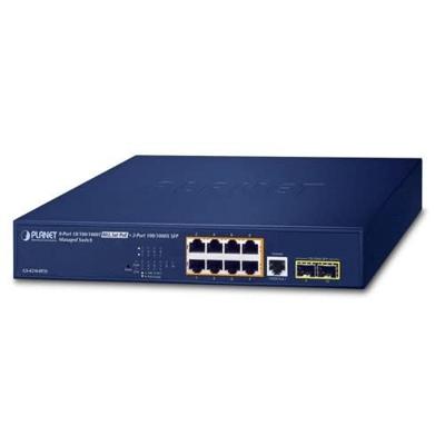 Planet GS-4210-8P2S netwerk-switch Managed Gigabit Ethernet (10/100/1000) Zwart 1U Power over Ethernet (PoE) Planet GS-4210-8P2S netwerk-switch Managed Gigabit Ethernet (10/100/1000) Zwart 1U Power over Ethernet (PoE)