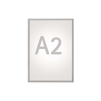 MAUL clicklijst standaard, lijst 25mm A2, zilverkleurig posterframe