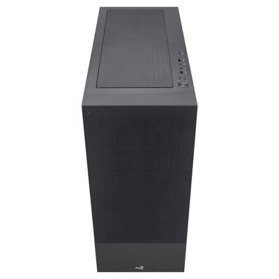 Aerocool cipher s-bk-v1 midi tower behuizing (zwart | 3x usb-a)