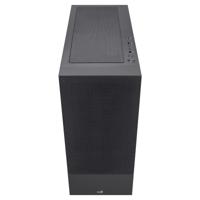 Aerocool cipher s-bk-v1 midi tower behuizing (zwart | 3x usb-a) - thumbnail
