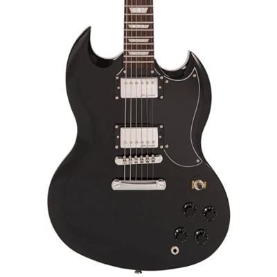 Vintage V69BLK Coaster Series Gloss Black elektrische gitaar