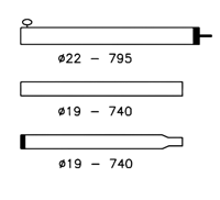 Campking Tentstok aluminium 80-220cm - thumbnail