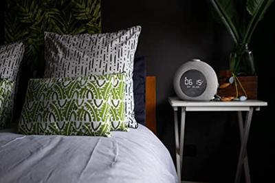 JBL Horizon 2 wekkerradio, Bluetooth luidspreker met DAB; en FM-radio, 2 USB-poorten voor oplaadapparaten, zwart
