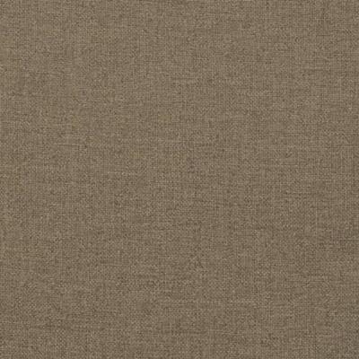 VidaXL Ligbedkussen 200x50x4 cm stof gemêleerd taupe