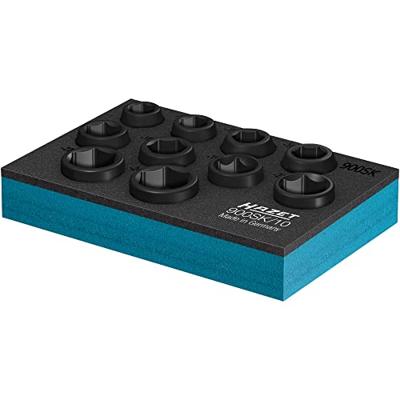 HAZET Krachtdopsleutelset 900SK/10 - 1/2 inch (12,5 mm) vierkant hol - Buiten-zeskant-tractieprofiel - 10-delig - 13 - 24