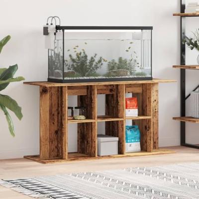 VidaXL Aquariumstandaard 120x40x60 cm bewerkt hout oud houtkleurig VidaXL Aquariumstandaard 120x40x60 cm bewerkt hout oud houtkleurig