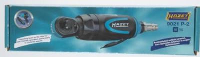 HAZET Miniratelschroevendraaier 9021P-2 · 3/8 inch (10 mm) vierkant massief · Lengte: 150 mm