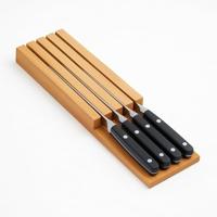 POINT-VIRGULE - Opbergen & Bewaren - Messenblok Lade Bamboe 43x9,5cm - thumbnail