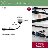 Paulmann Floor 94751 Verlichtingssysteem Plug&Shine LED-buiteninbouwlamp (uitbreiding) LED 2 W RGBW RVS - thumbnail