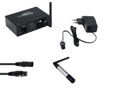 EUROLITE Set freeDMX AP Wi-Fi Interface + QuickDMX Funksender + DMX Cable