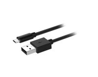 Ewent EW1279 Micro USB-kabel naar USB A kabel zwart 1m - thumbnail