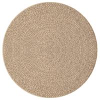 VidaXL Vloerkleed zizur binnen en buiten ø 200 cm jute look - thumbnail