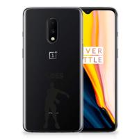 OnePlus 7 Telefoonhoesje met Naam Floss - thumbnail