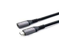 Equip 128370 USB-kabel 0,5 m USB 3.2 Gen 2 (3.1 Gen 2) USB C Zwart - thumbnail