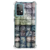 Anti Shock Bumper Case Samsung Galaxy A52 4G/5G Spijkerbroeken - thumbnail