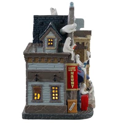 Lemax apparition academy verlicht huisje Spooky Town 2021