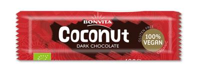Bonvita Bonbarr choco cocos bar puur bio 40 Gram Bonvita Bonbarr choco cocos bar puur bio 40 Gram
