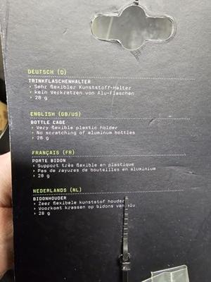 CONTEC bidonhouder "aero lite" ct bottle cage aero lite black