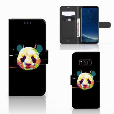 Samsung Galaxy S8 Leuk Hoesje Panda Color Samsung Galaxy S8 Leuk Hoesje Panda Color
