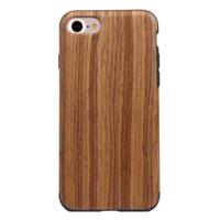 iPhone 7 & 8 Teak hout patroon zacht TPU back cover Hoesje - thumbnail