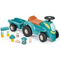 ECOIFFIER Bestuurbare tractor met aanhanger - 15 accessoires - Leeftijd 12 tot 36 maanden - thumbnail