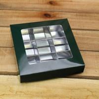 Bonbon doosjes - Chocolade doosje - Donkergroen Presentatie - 24 stuks - thumbnail