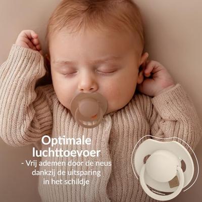 Difrax LOVI Prime Pacifier 6-18 Months - Pistachio/Green