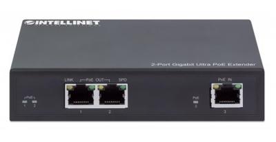 INTELLINET 2-poorts GIGABIT Ultra POE-EXTENDER 60W UM 100M