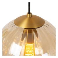 Lucide MONSARAZ - Hanglamp - Ø 25 cm - 1xE27 - Amber - thumbnail
