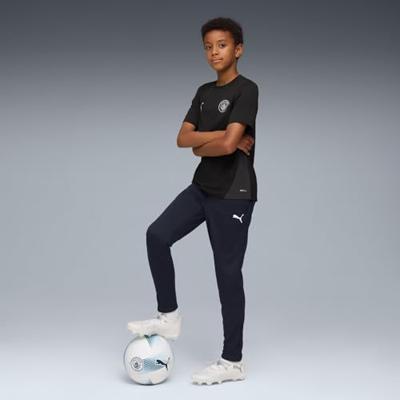 PUMA Manchester City Trainingsbroek 2025-2026 Kids Donkerblauw Wit