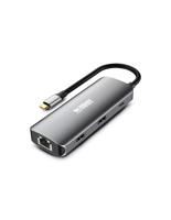Urban Factory USB-C Hub MHC55UF Grijs - thumbnail