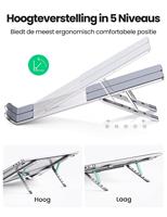 UGREEN Foldable Laptopstandaard In hoogte verstelbaar - thumbnail