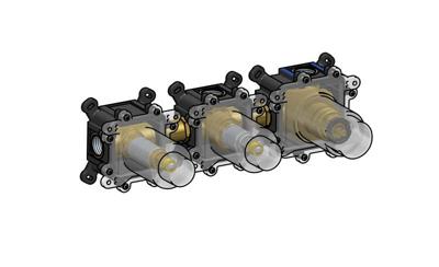 Hotbath - Inbouwdeel voor Douchethermostaat - Horizontaal en Verticaal