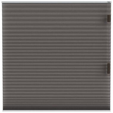 Fenstr plisségordijn Chicago dubbel 25mm verduisterend - donkerbruin (30403) - Leen Bakker