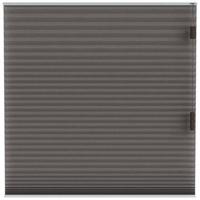 Fenstr plisségordijn Chicago dubbel 25mm verduisterend - donkerbruin (30403) - Leen Bakker - thumbnail