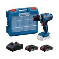 BOSCH PROFESSIONAL Accu-klopboormachine - GSB 18V-25 - 2 x GBA 2.0Ah accu's + GAL 18V-20 lader + 63 accessoires - thumbnail