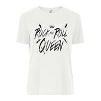 PIECES T-shirt met printopdruk wit - thumbnail