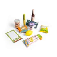 Bigjigs houten boodschappen speelset, 17dlg. - thumbnail