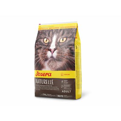 JOSERA Naturelle (1 x 400 g) | graanvrij kattenvoer met matig vetgehalte | ideaal voor gesteriliseerde katten | Super Premium droogvoer voor volwassen katten | 1 stuk verpakt