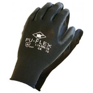 M-Safe pu-flex werkhandschoen b 14-086 zwart, l - 11408609