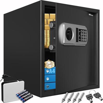 Kluis met elektronisch slot incl. licht deurdikte 4mm zwart