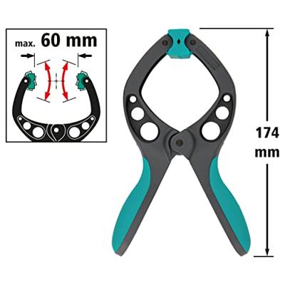 Wolfcraft 3631000 FZ 60 - Veerklem Spanbreedte (max.):60 mm