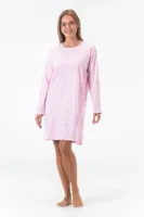 Gaubert dames nachthemd lange mouw - Katoen - thumbnail