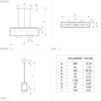 Eglo HanglampLibertad 1 met hout - 900349 - thumbnail