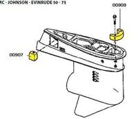 Ánodos para OMC-Evinrude-Johnson - Bombardier TEN00907 - ANODO CUBO ZINC OMC/JOHNSON/EVINRUDE - thumbnail