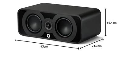 Q Acoustics: 5090 Centerspeaker - Zwart - thumbnail