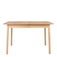 Zuiver Uitschuifbare Eettafel 'Glimps' Essenhout, kleur Naturel - thumbnail