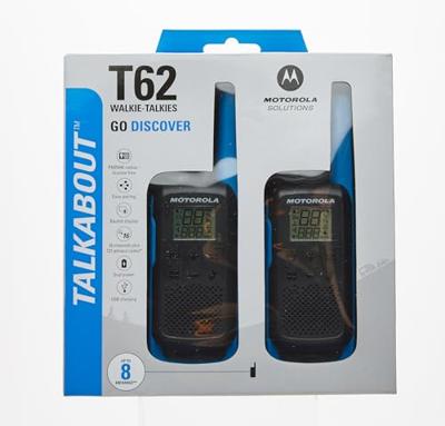 Motorola TALKABOUT T62 twee-weg radio 16 kanalen 12500 MHz Zwart, Blauw - thumbnail