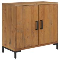 Dressoir 75x35x70 cm massief grenenhout bruin - thumbnail