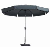 Madison parasol flores luxe rond 300 cm grijs - thumbnail